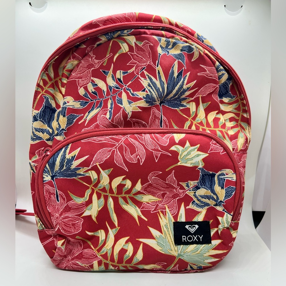 Roxy Red and Yellow Floral mini Backpack